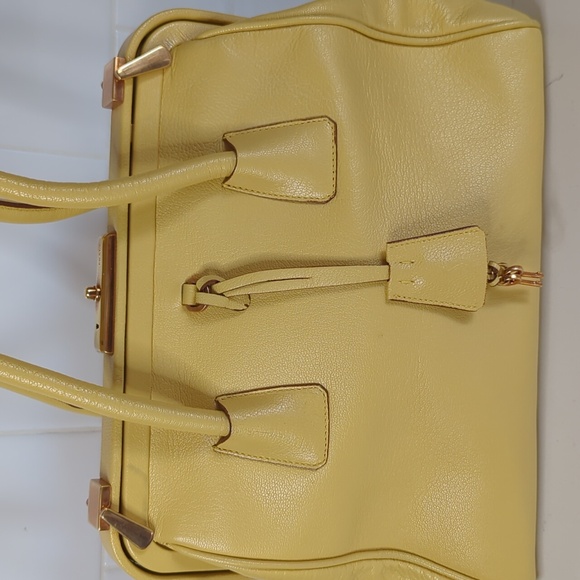 Prada Madras Cerneria yellow handbag - Picture 3 of 14